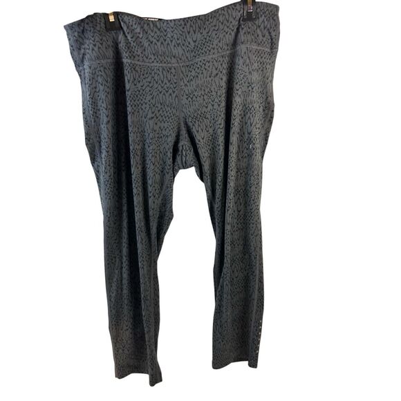 Nike dri-fit running capri pants xl gray black  rn#56323 - Picture 1 of 11